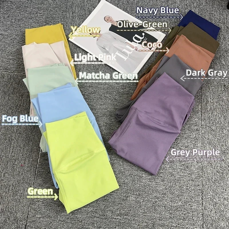 Women High Waist Push Up Fitness Leggings For Running And Yoga